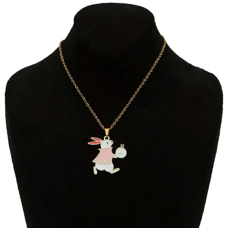 گردنبند دخترانه مدل خرگوش عجول و ساعت کد GZ-Beh-25 گردنبند دخترانه مدل خرگوش عجول و ساعت کد GZ-Beh-25