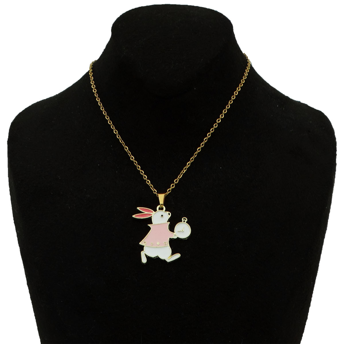 گردنبند دخترانه مدل خرگوش عجول و ساعت کد GZ-Beh-25 گردنبند دخترانه مدل خرگوش عجول و ساعت کد GZ-Beh-25