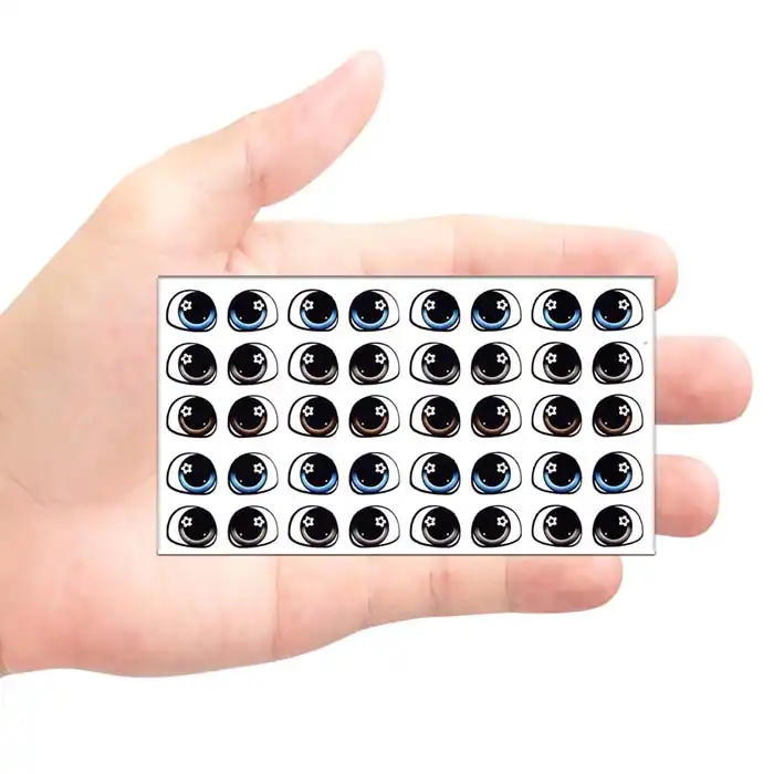 چشم عروسک مدل رزینی 10 میل کد 7 مجموعه 40 عددی