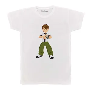 تی شرت بچگانه پرمانه طرح بن تن کد pmt.4132