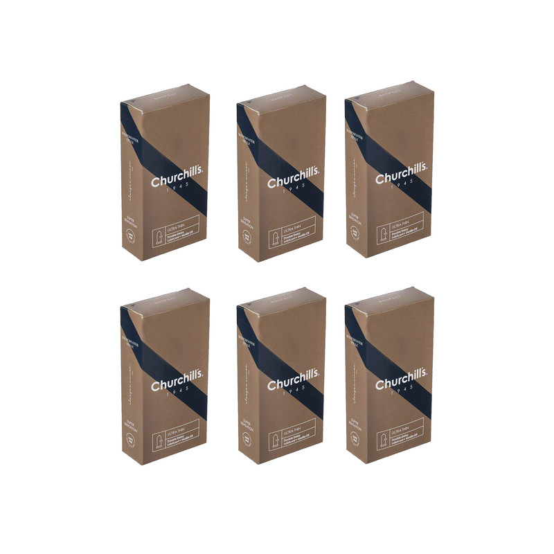 کاندوم چرچیلز مدل Ultra Thin مجموعه 6 عددی کاندوم چرچیلز مدل Ultra Thin مجموعه 6 عددی