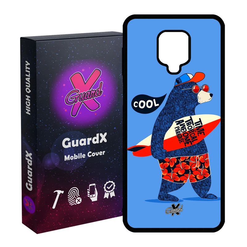 کاور گارد ایکس طرح Pet مدل Glass10220 مناسب برای گوشی موبایل شیائومی Redmi Note 9S / Note 9 Pro / Note 9 Pro Max