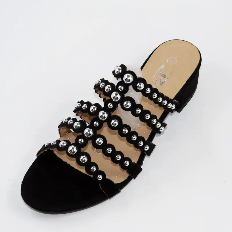 صندل زنانه مدل مرواریدی کد 010