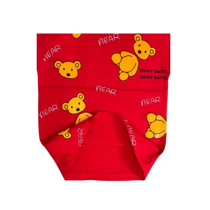 تی شرت آستین کوتاه بچگانه مدل عروسک خرسی کد 05