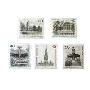 تمبر یادگاری طرح ملل کد Mellal-021 مجموعه 5 عددی 