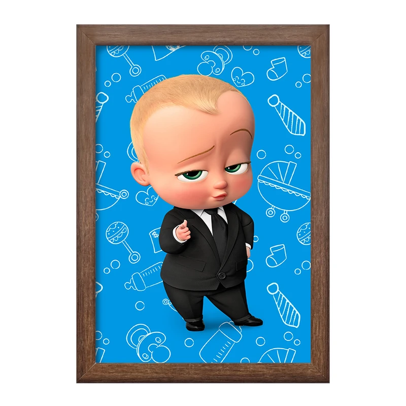 تابلو خندالو طرح بچه رئیس Boss Baby  کد 10336