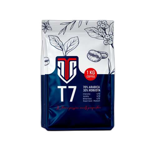 دانه قهوه 70درصد  عربیکا 30 درصد روبوستا تی سون - 1000 گرم