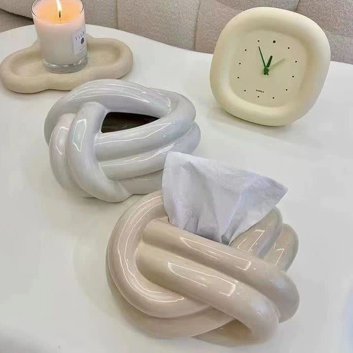 جعبه دستمال کاغذی مدل گره ای مدرن