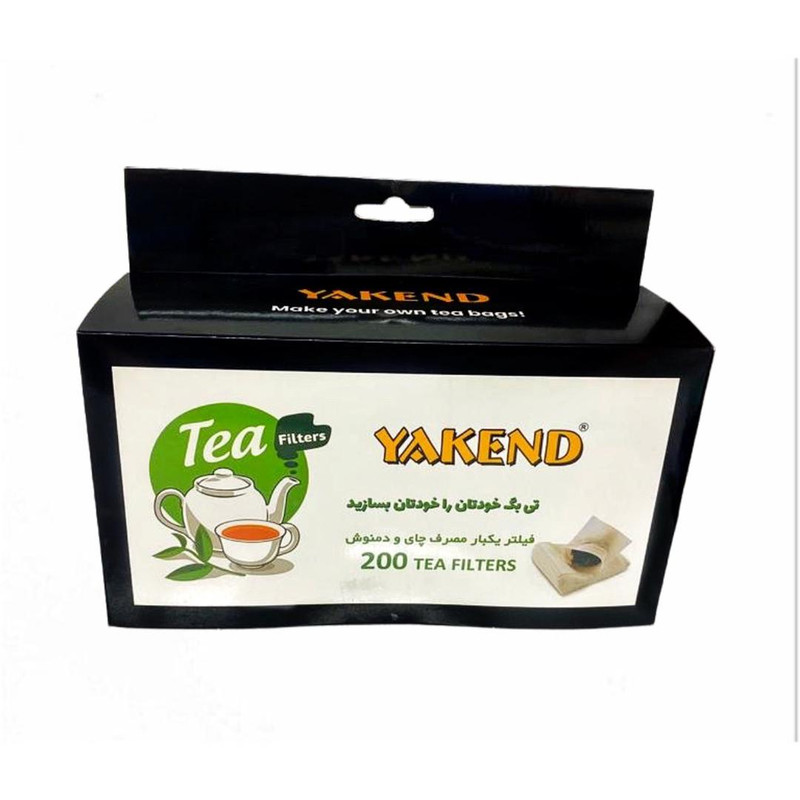 فیلتر چای و دمنوش یاکند کد 100216 بسته 200 عددی