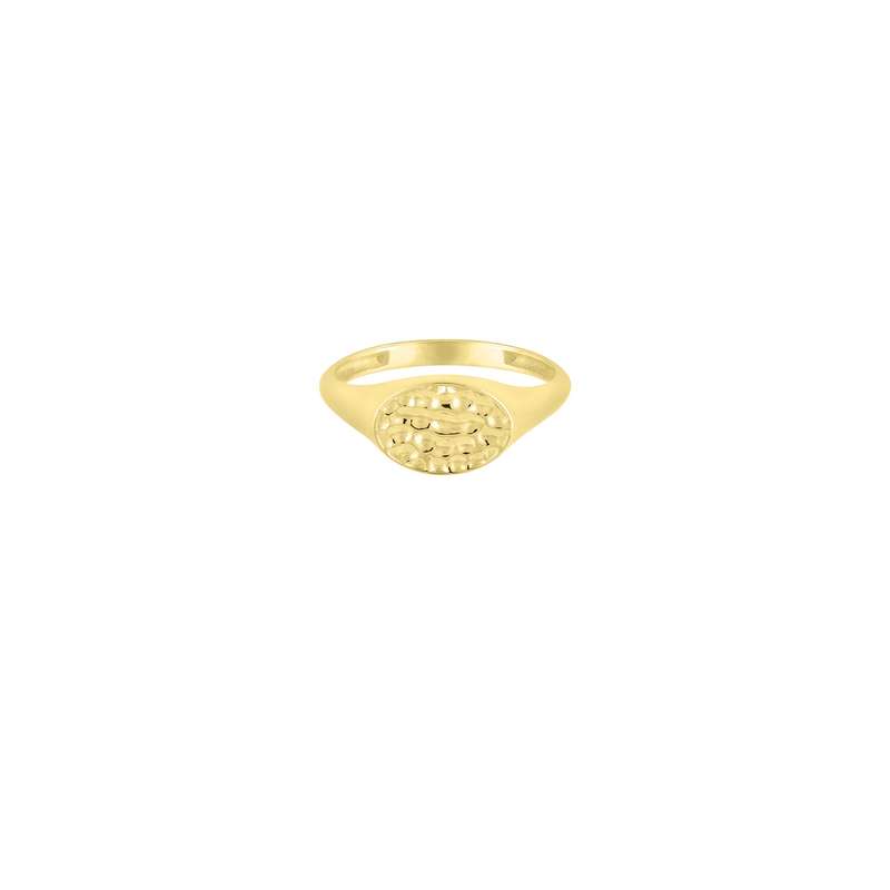 انگشتر طلا 18 عیار زنانه طلا و جواهر درریس مدل پینکی مارکیز کوچک