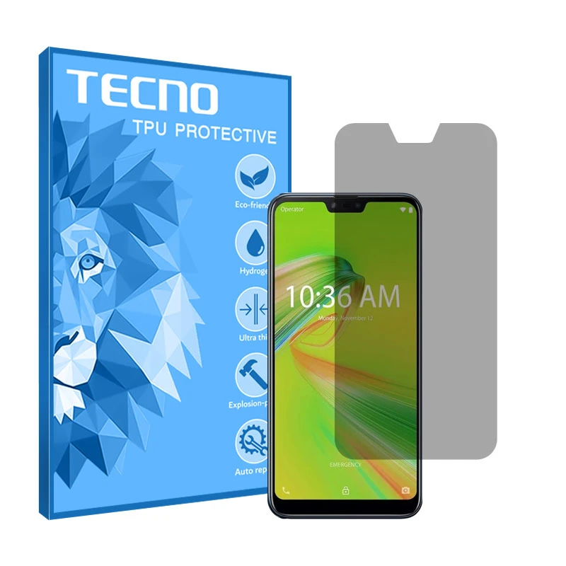 محافظ صفحه نمایش حریم شخصی تکنو مدل Resistant مناسب برای گوشی موبایل ایسوس Zenfone Max Shot ZB634KL 