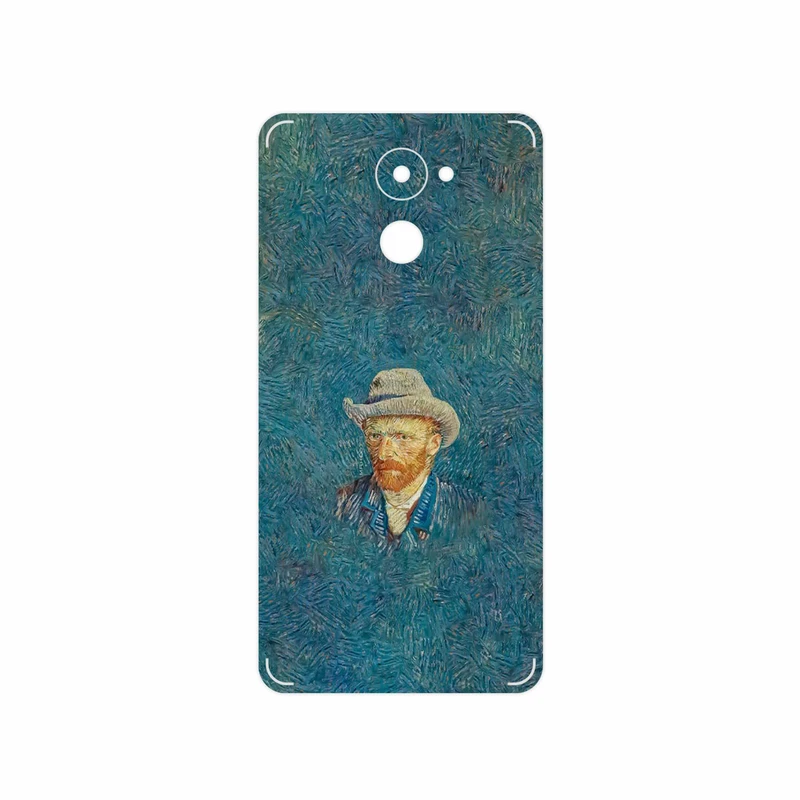 برچسب پوششی ماهوت مدل Self portrait with a gray felt hat مناسب برای گوشی موبایل هوآوی Y7 Prime