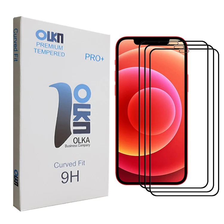 محافظ صفحه نمایش الکا مدل +PRO مناسب برای گوشی موبایل اپل Iphone 12 بسته سه عددی