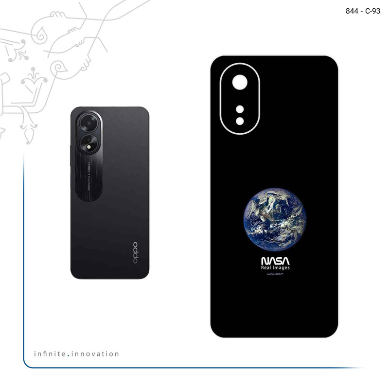 برچسب پوششی ماهوت مدل NASA Home Earth مناسب برای گوشی موبایل اپو A38