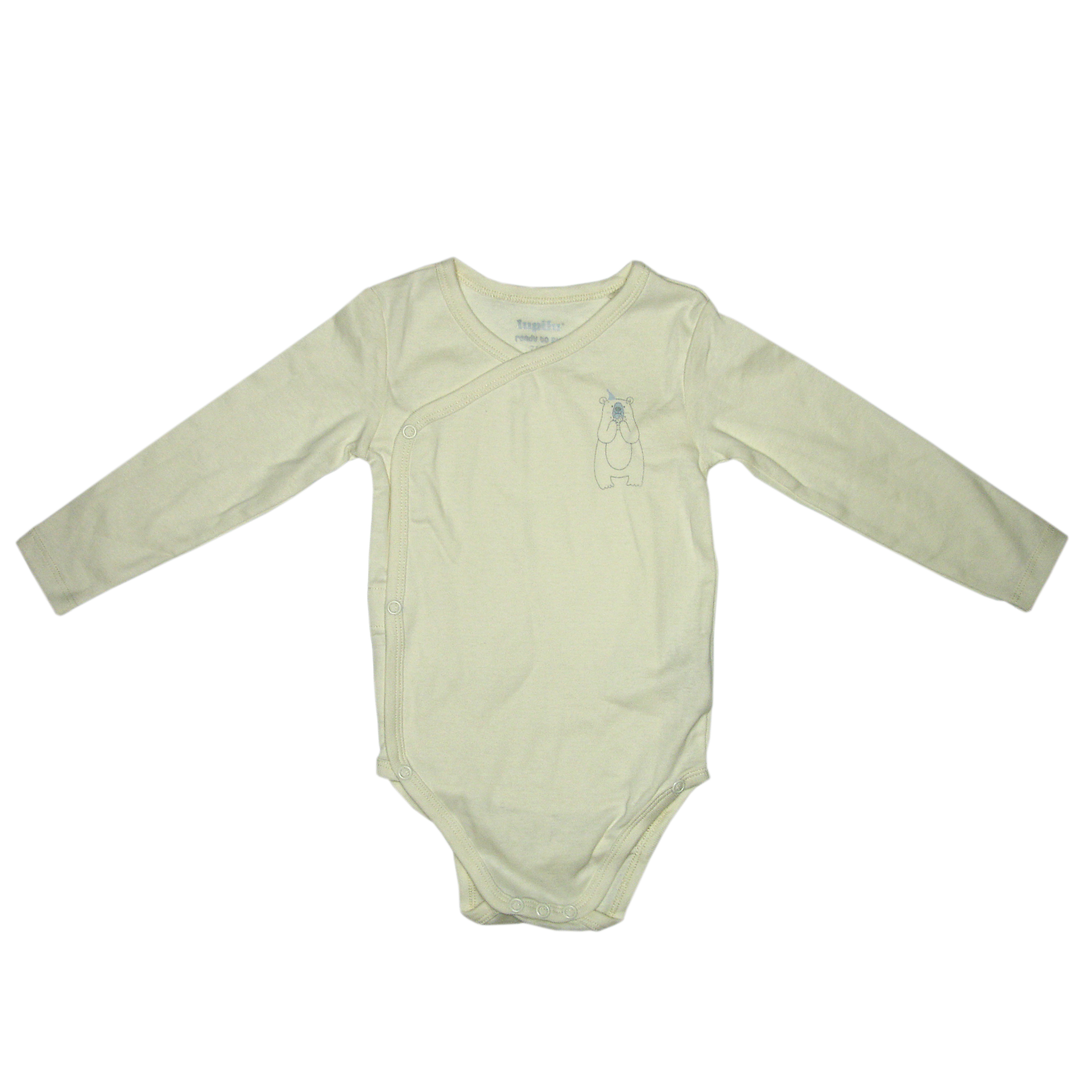 بادی آستین بلند نوزادی لوپیلو مدل خرسی