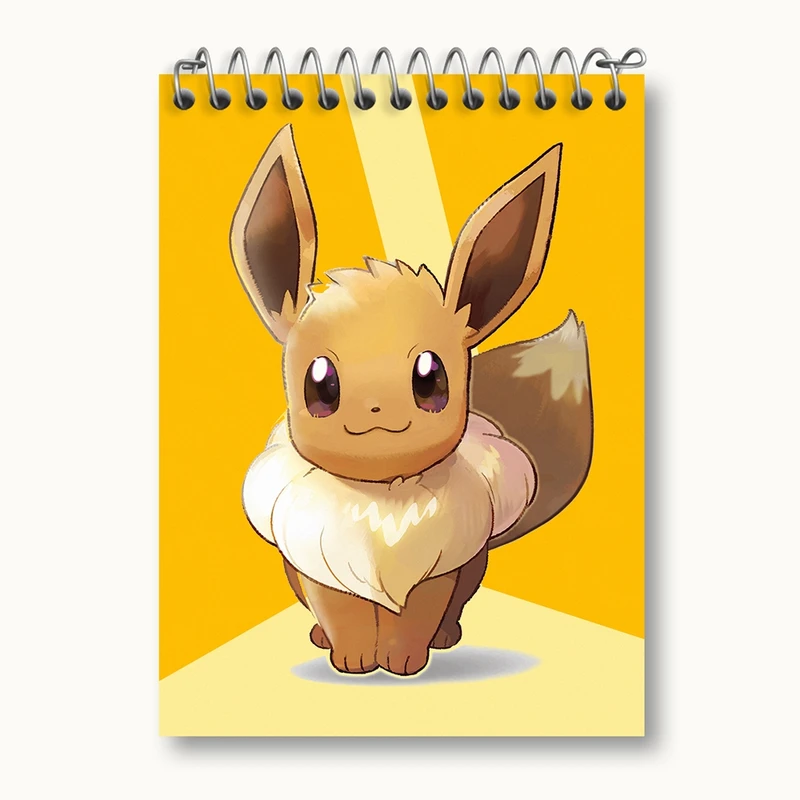 دفتر یادداشت 50 برگ خندالو مدل ایو انیمه پوکمون کد 17409