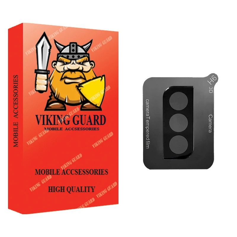 محافظ لنز دوربین وایکینگ گارد مدل 3D مناسب برای گوشی موبایل سامسونگ Galaxy S21 plus 5G