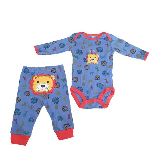 ست بادی آستین بلند و شلوار نوزادی کارترز مدل 321