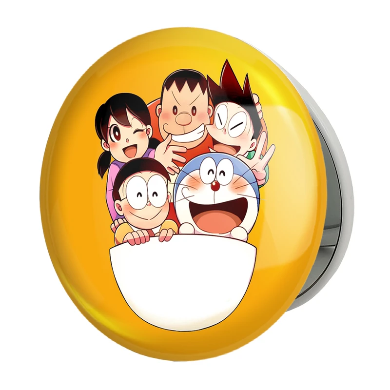 آینه جیبی خندالو طرح انیمه دورایمون مدل تاشو کد 4966 