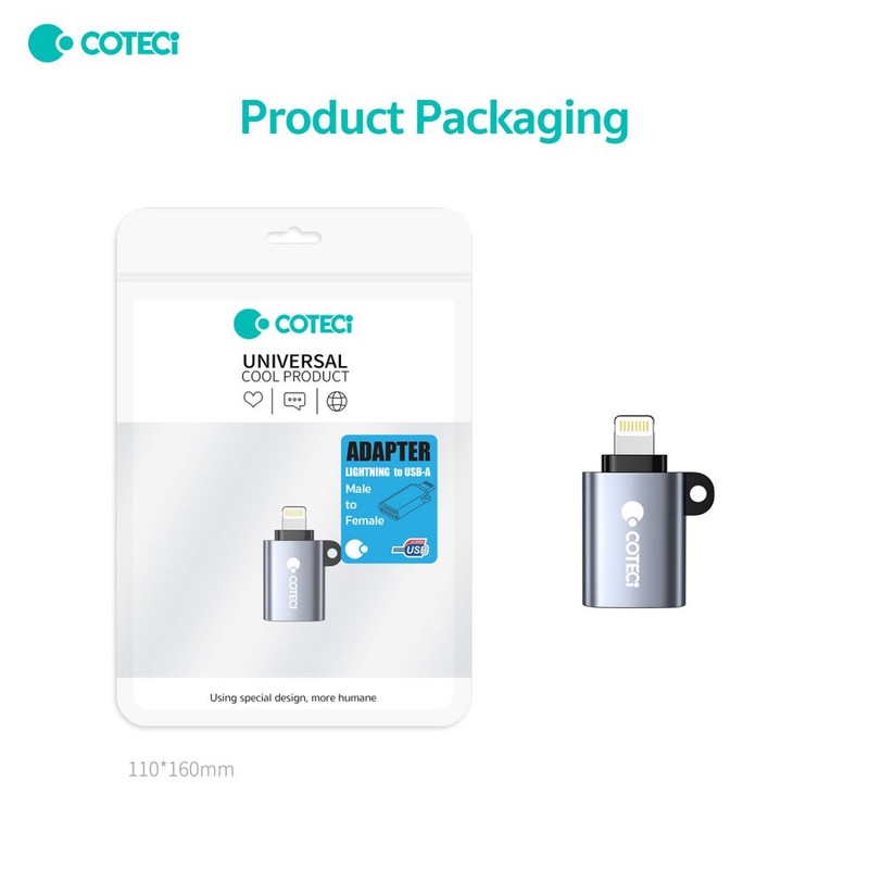 مبدل OTG USB به USB-C کوتتسی مدل 87617