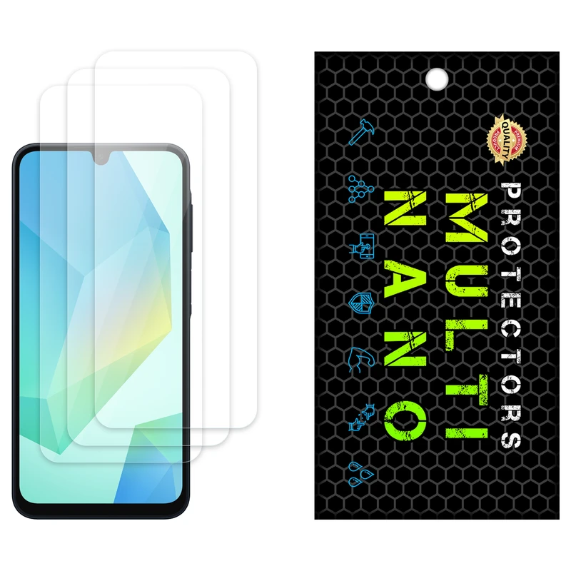 محافظ صفحه نمایش مولتی نانو مدل X-S3N مناسب برای گوشی موبایل سامسونگ Galaxy A16 بسته سه عددی
