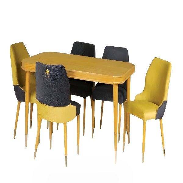 میز و صندلی ناهارخوری شش نفره مدل Pik1819