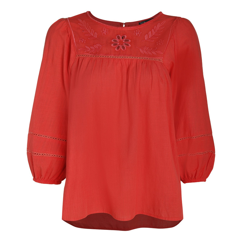 بلوز آستین سه ربع زنانه پارک کارون مدل 109