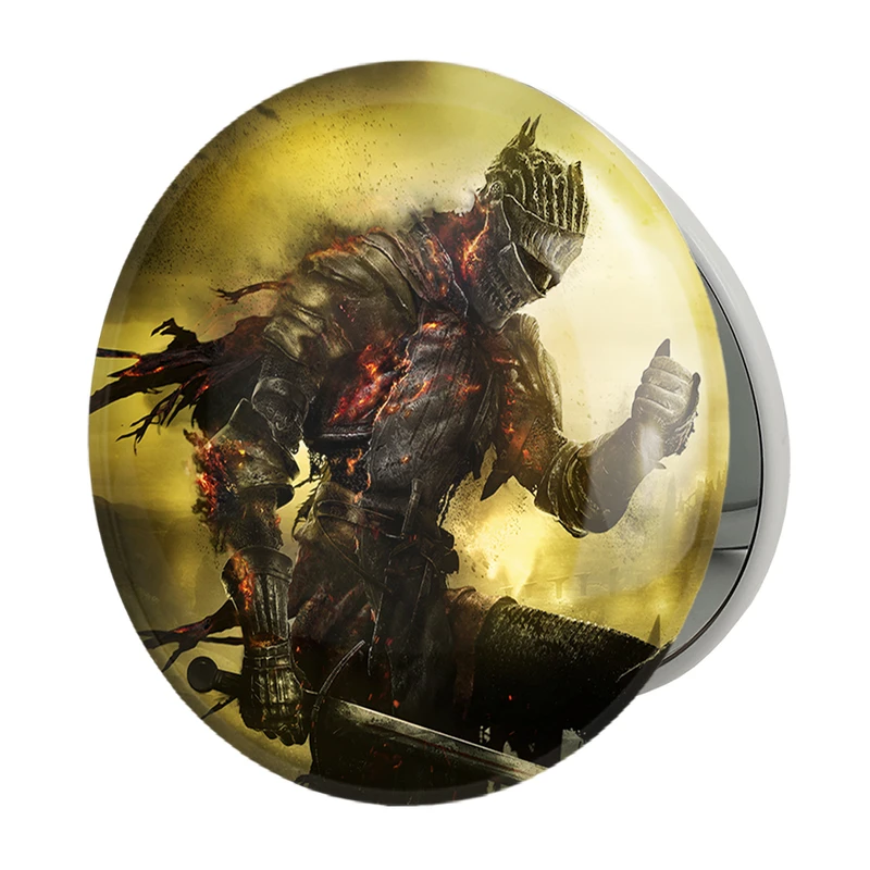 آینه جیبی خندالو طرح کاور رسمی دارک سولز مدل تاشو کد 30675