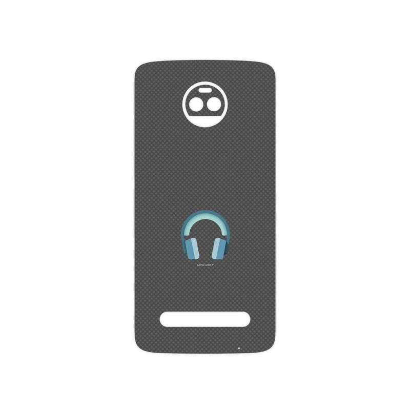 برچسب پوششی ماهوت مدل Minimal Headphone Icon مناسب برای گوشی موبایل موتورولا Moto Z2 Force