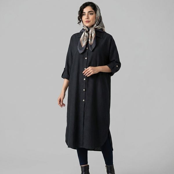 مانتو بلند زنانه مدل مهدیس 0105mnto