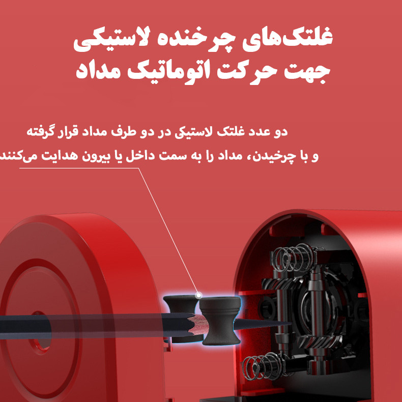 تراش رومیزی تن وین مدل 10 حالته سمباده دار کد MS8029