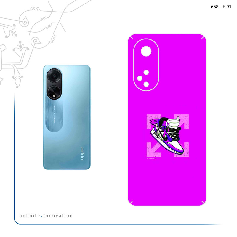 برچسب پوششی ماهوت مدل Nike Air Sneaker Digital Art مناسب برای گوشی موبایل اپو A98