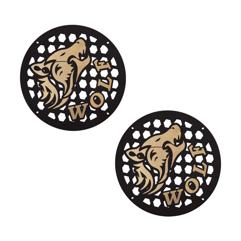 قاب میدرنج خودرو مدل BM 12 مناسب برای سایز 6.5 اینچ بسته دو عددی