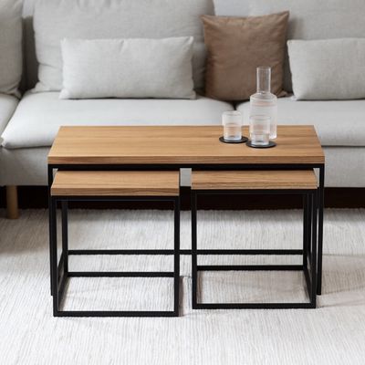 نقد و بررسی میز جلومبلی مدل AC4586 مجموعه سه عددی توسط خریداران