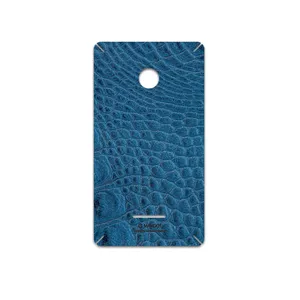 MAHOOT Blue-Crocodile-Leather Cover Sticker for Microsoft Lumia 532