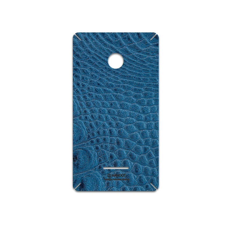 برچسب پوششی ماهوت مدل Blue-Crocodile-Leather مناسب برای گوشی موبایل مایکروسافت Lumia 532