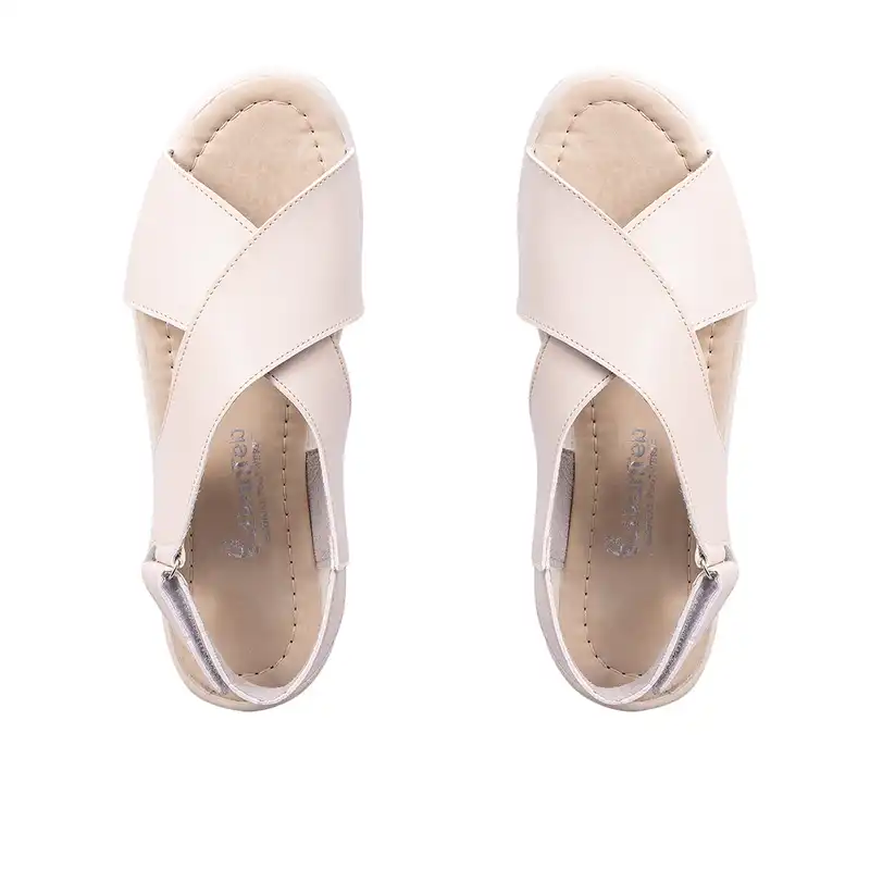 صندل زنانه پاتکان کد 130 رنگ کرم