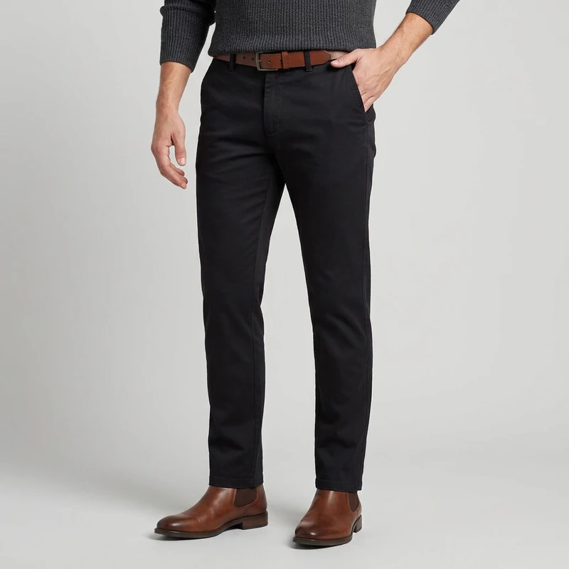 شلوار فیت معمولی (regular fit) مردانه مدل کتان کلاسیک کد sh199