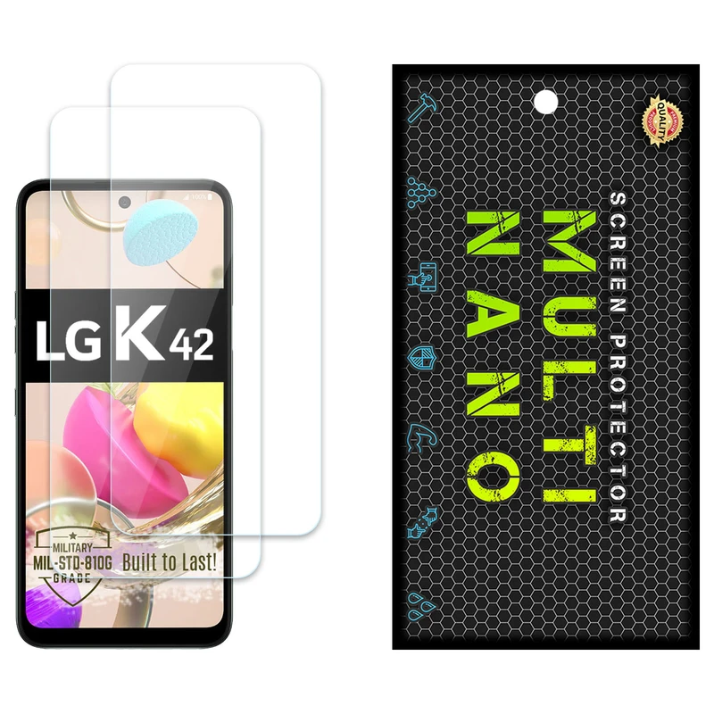 محافظ صفحه نمایش مولتی نانو مدل X-S2N مناسب برای گوشی موبایل ال جی K42 بسته دو عددی