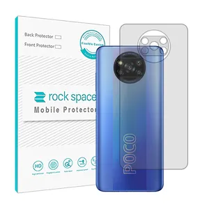 Transparent Rockspace HyGEL model back protector suitable for Xiaomi Poco X3 Pro mobile phone