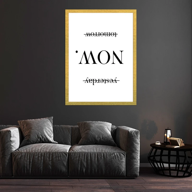 تابلو بکلیت طرح مدرن جمله انگیزشی مدل قاب شاسی T-S10265