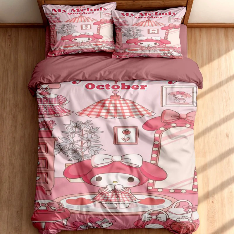 سرویس خواب مدل ملودی my Melody کد 188 یک نفره 5 تکه