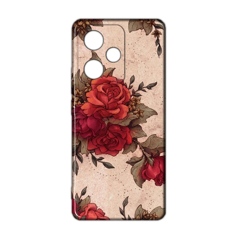 کاور  مدل گل کد 091 مناسب برای گوشی موبایل شیائومی Redmi 13