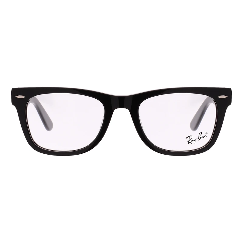 فریم عینک طبی ویفرر (Wayfarer) ری بن مدل 0RB5121-2000 مناسب برای صورت مستطیل، مربع، قلب و بیضی