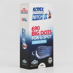 کاندوم ناچ کدکس مدل BIG DOTS بسته 10 عددی