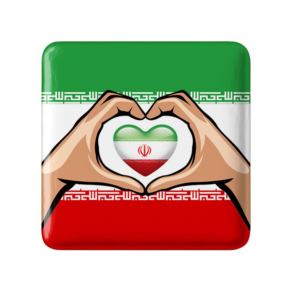 مگنت خندالو مدل پرچم ایران کد 23936