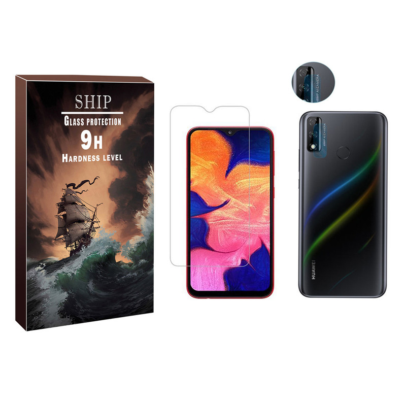  محافظ صفحه نمایش شیپ مدل SDHP-01 مناسب برای گوشی موبایل سامسونگ Galaxy A10 به همراه محافظ لنز