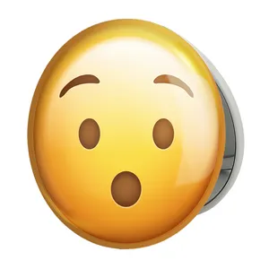 آینه جیبی خندالو طرح ایموجی مدل تاشو کد 24672 