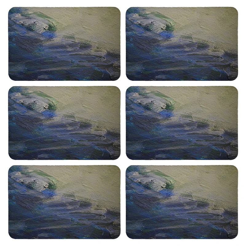 زیربشقابی طرح ساحل کد 9172 بسته 6 عددی 