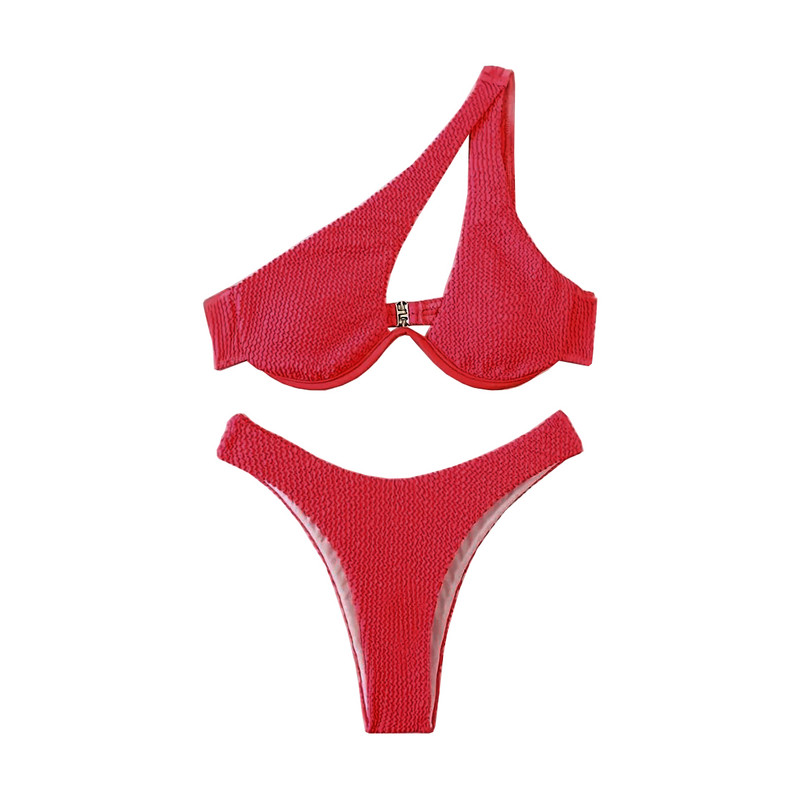 مایو دو تکه زنانه شین مدل F210618